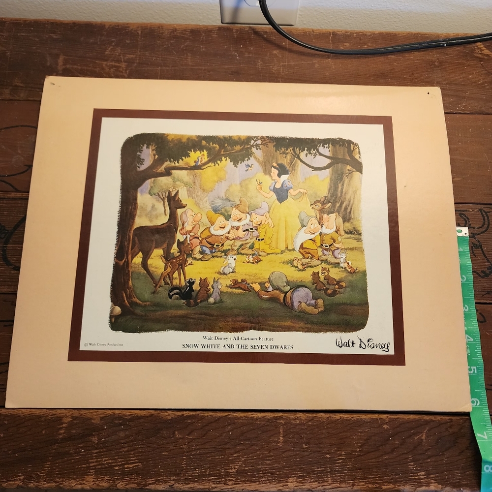 Disney Snow White and the Seven Dwarfs Art Print - Picture 2 of 15